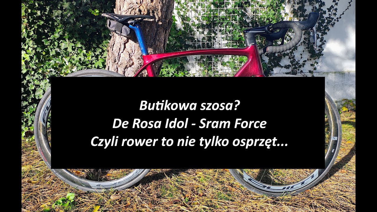 Butikowa szosa karbonowa - De Rosa Idol.