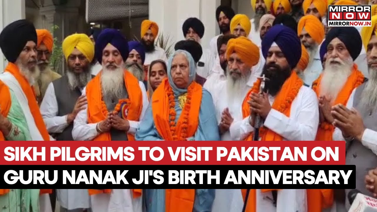 Sikh Pilgrims Cross Wagah-Attari Border Ahead Of The Birth Anniversary Of Guru Nanak Ji, Watch