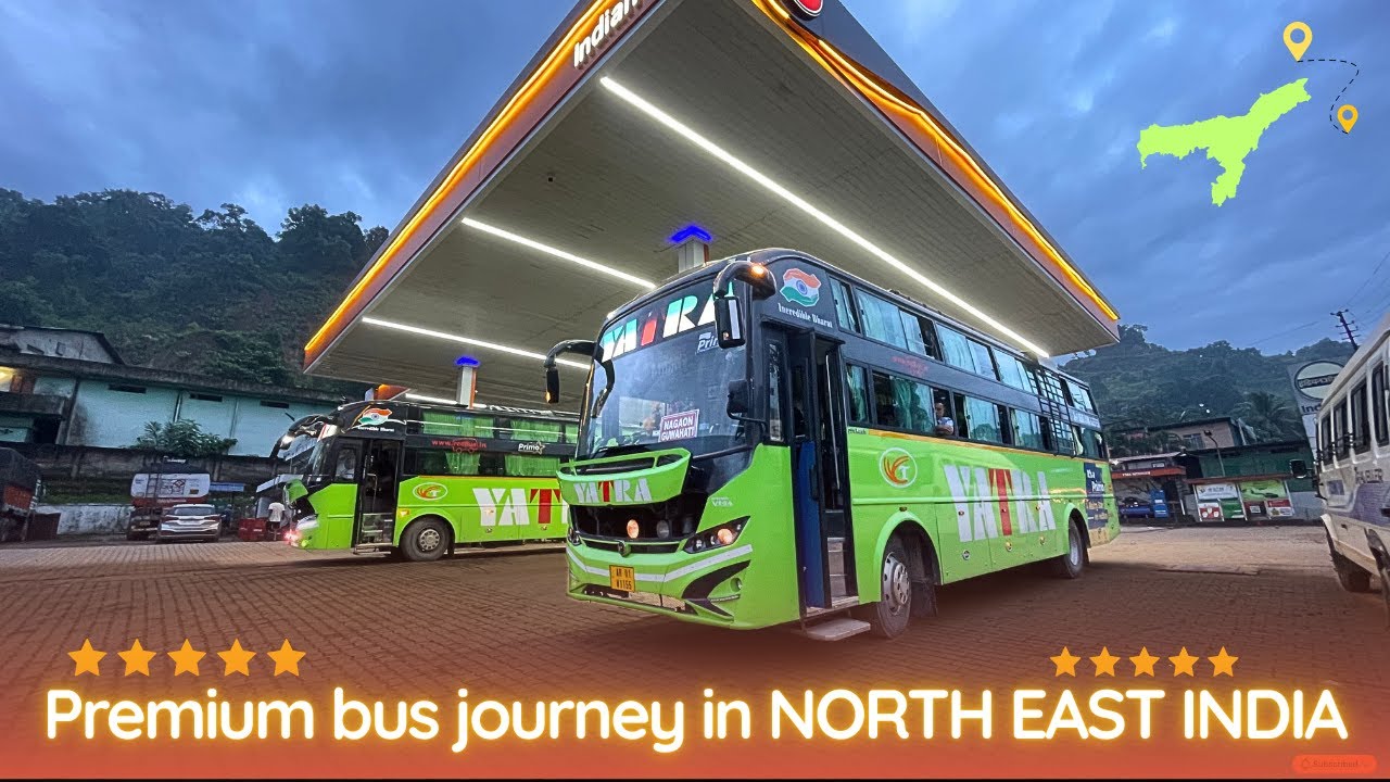 Travelling in PREMIUM SLEEPER BUS in Assam | Journey to Guwahati. #travelvlog