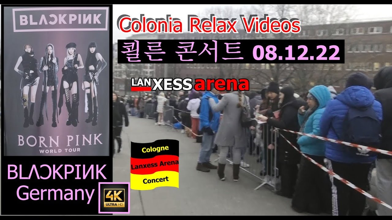 BLACKPINK - &lsquo;Shut Down&rsquo; in K&ouml;ln / Cologne Germany &hearts; 블랙핑크 &hearts; vor dem Concert an der Lanxess Arena