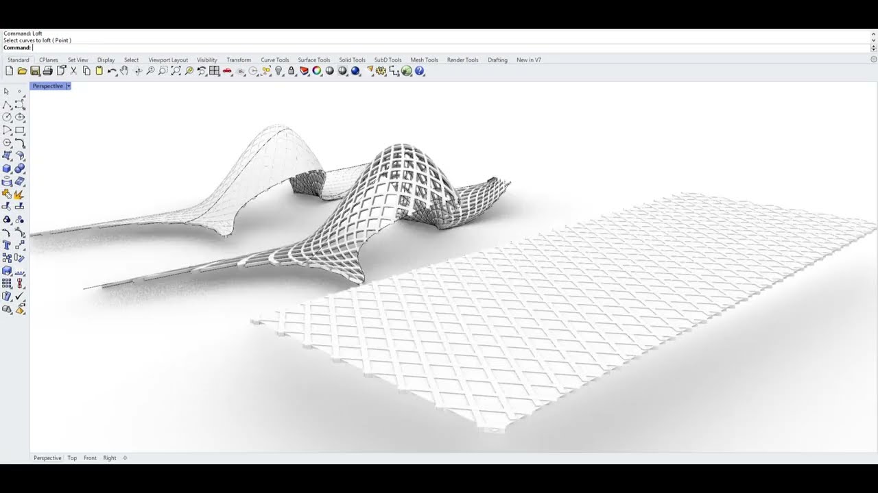 So Easy to Shape the Shell Structure - Short Tricks with Rhino ep 13