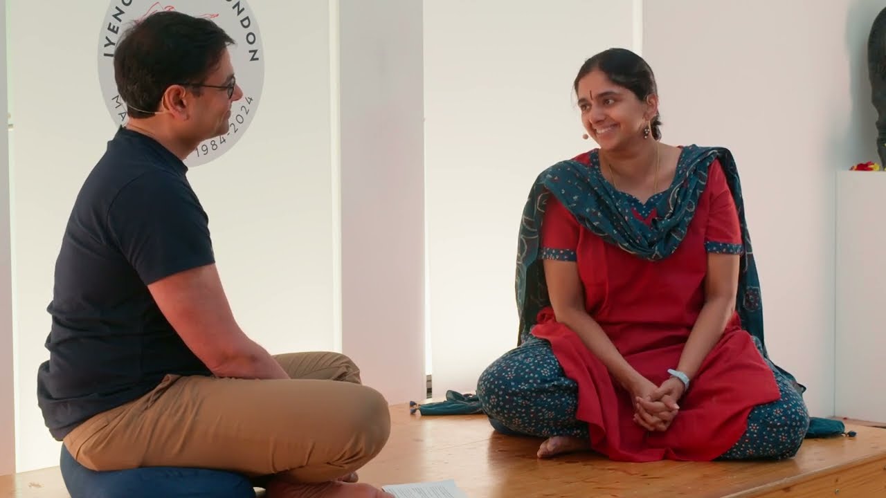 Q&A Session with Abhijata Iyengar at Iyengar Yoga London in Maida Vale
