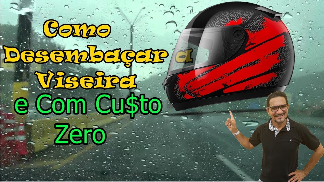 Como DESEMBAÇAR viseira do capacete