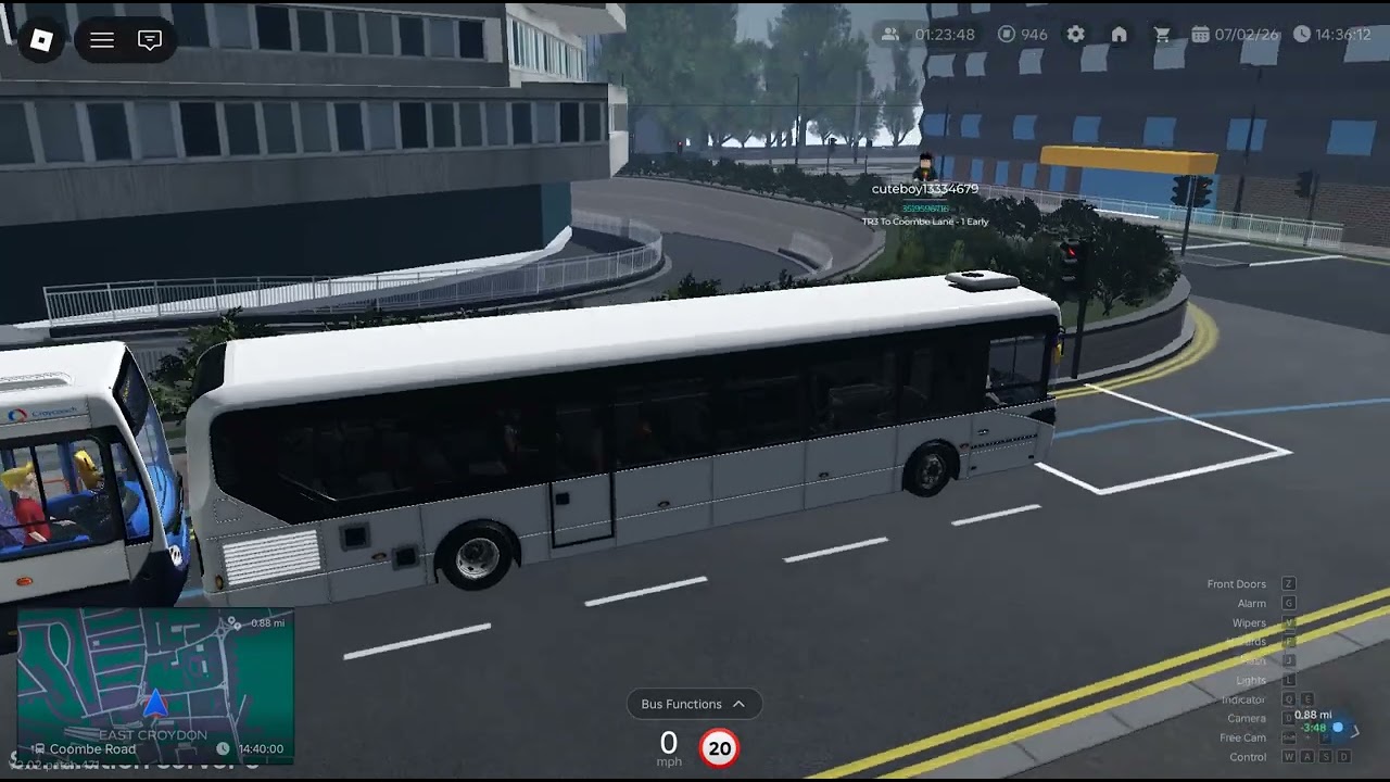 Playing Croydon with my mate Route TR3