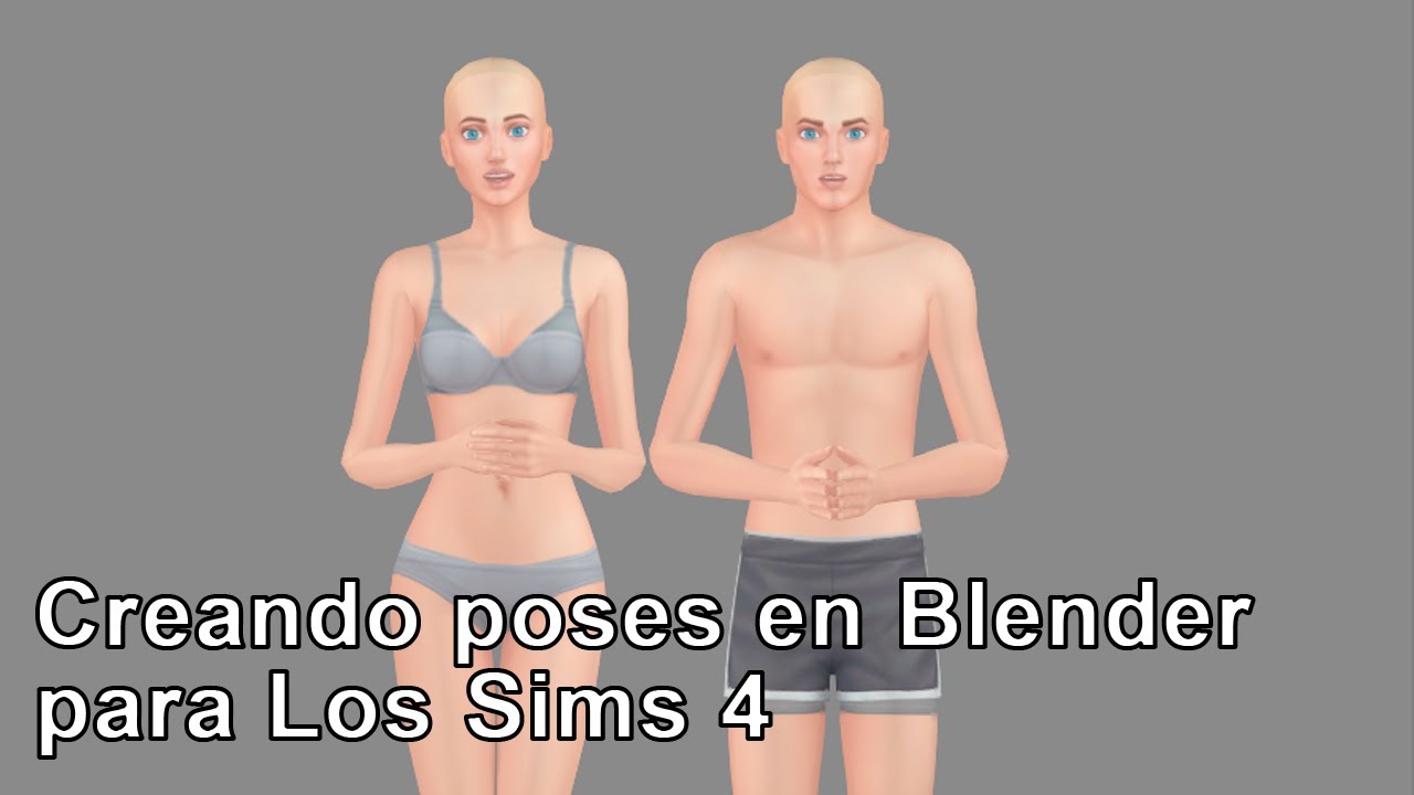 Haciendo poses en Blender - Sims 4
