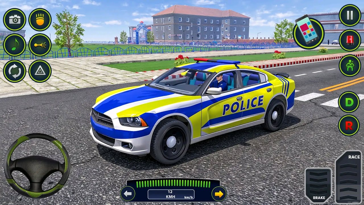 Police Cop Game Car Chase 3D-Drive, investigate, and solve cases