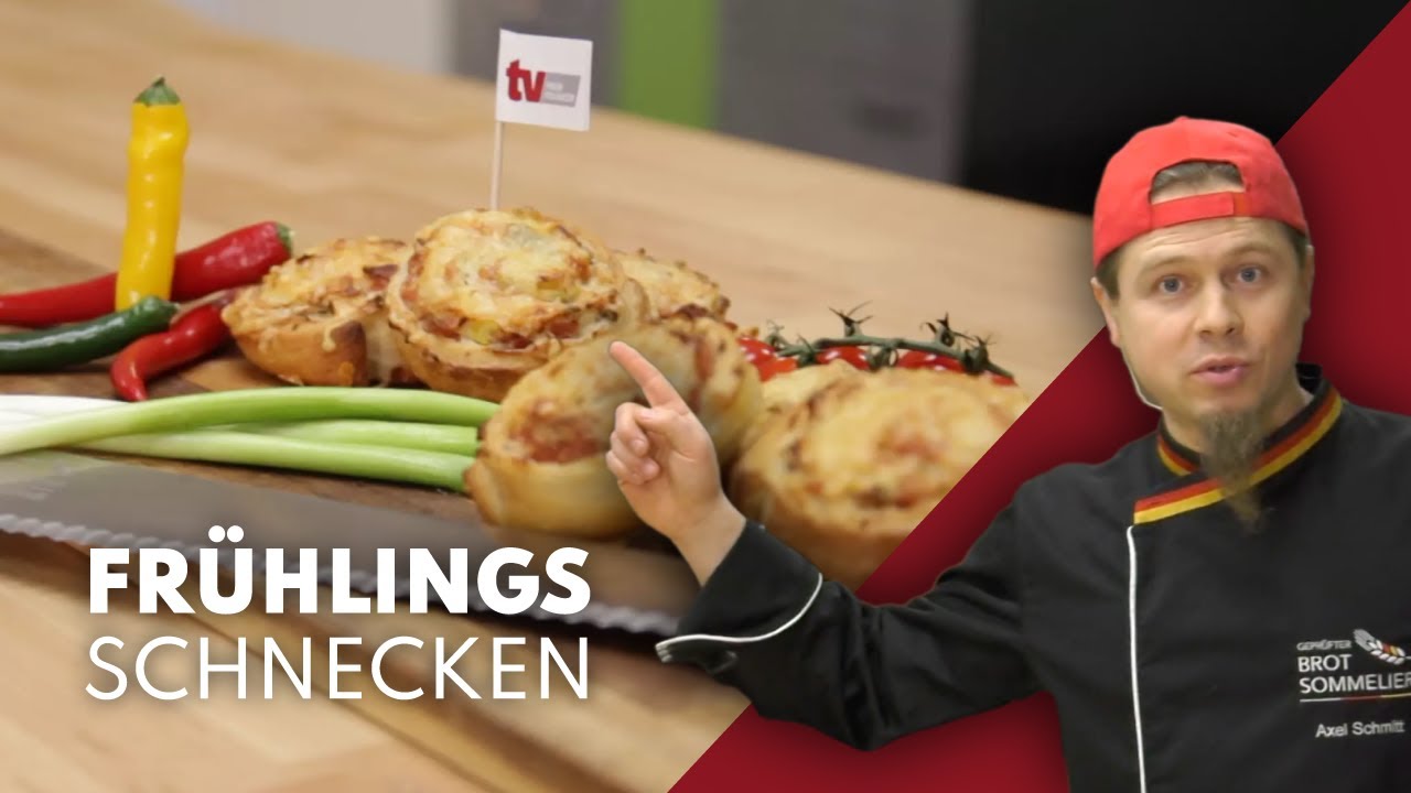 Finger-Food f&uuml;r den Fr&uuml;hling &ndash; Leckere Fr&uuml;hlingsschnecken einfach selbst gemacht