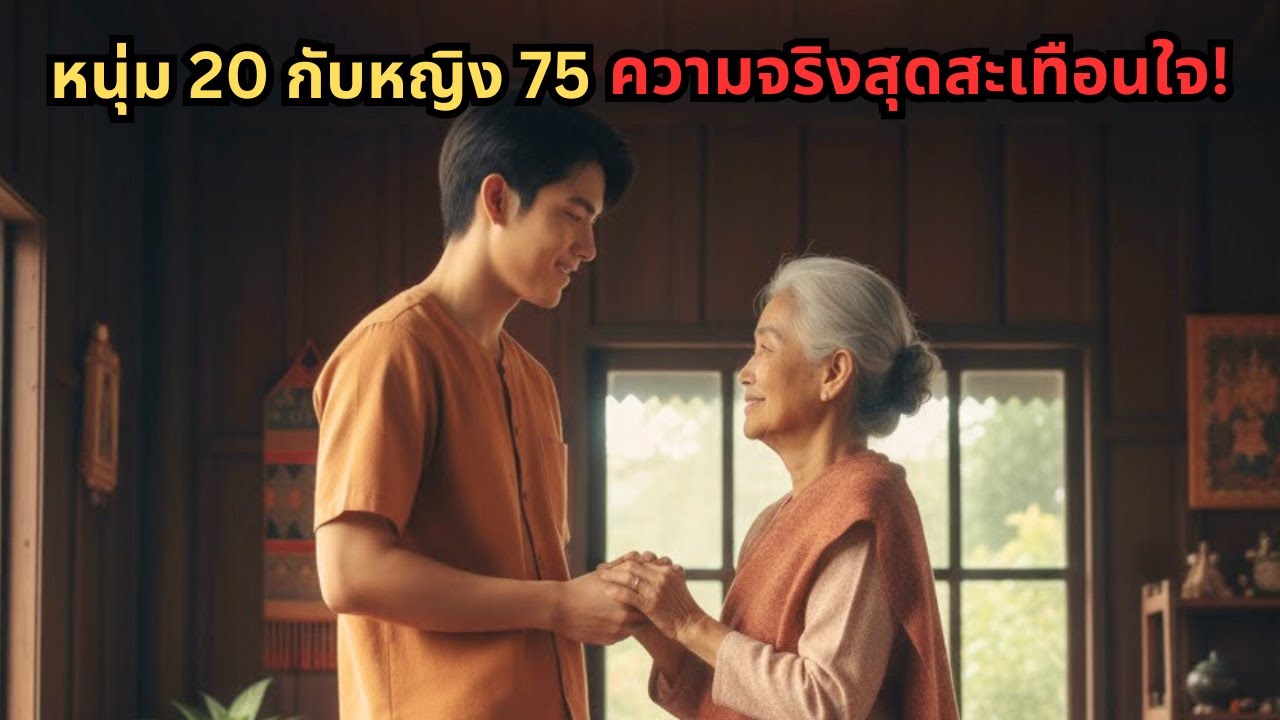 หนุ่ม 20 แต่งหญิงชรา 75 วันเดียว ความจริงช็อกทั้งเมือง!