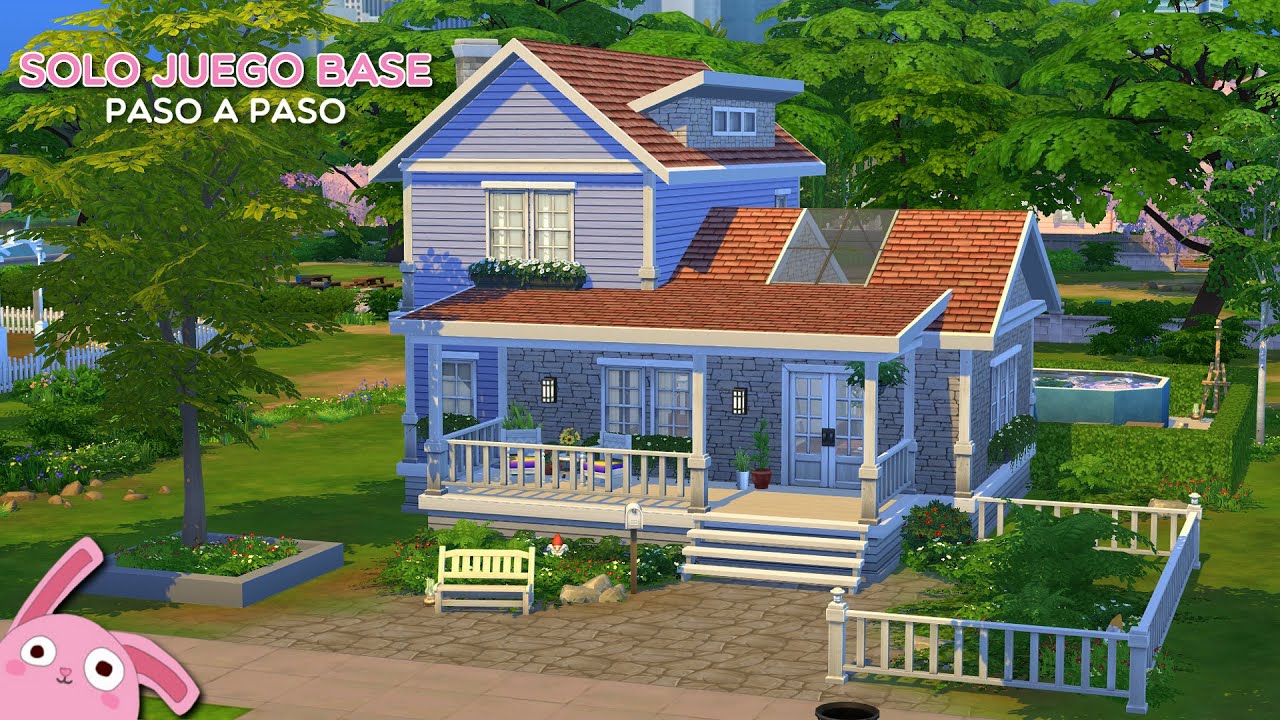 CASA SOLO CON EL JUEGO BASE | PASO A PASO 🏗 Los Sims 4