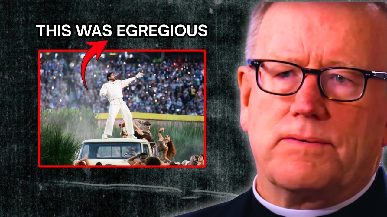 Catholic Priest SPEAKS OUT on Perversity of Sports Halftime Shows (LIVE ON AIR)