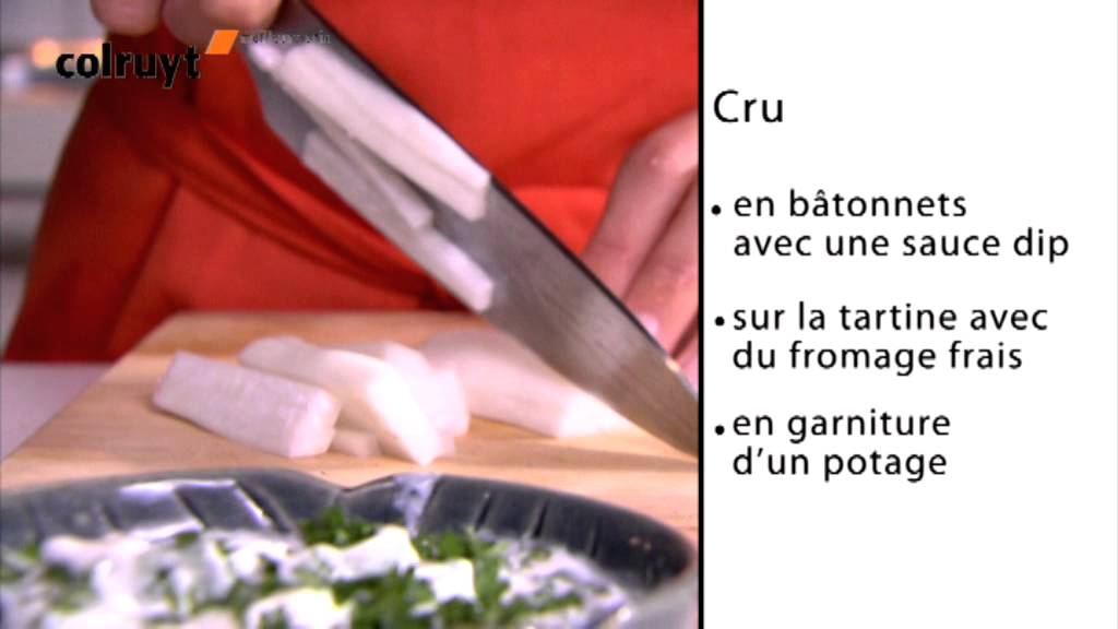 Comment préparer le radis noir -- Colruyt