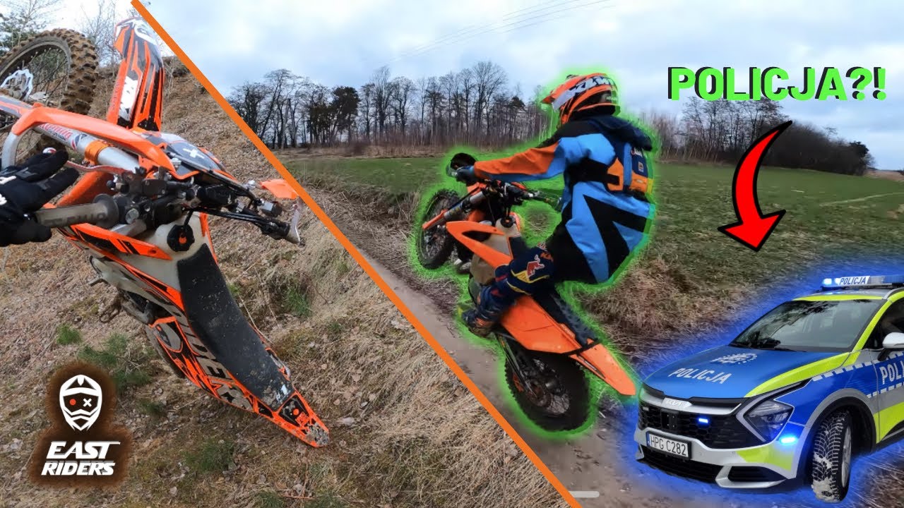 Przyjechaliśmy na największą żwirownie w okolicy | Chowamy się przed Policją | MotoVlog #19