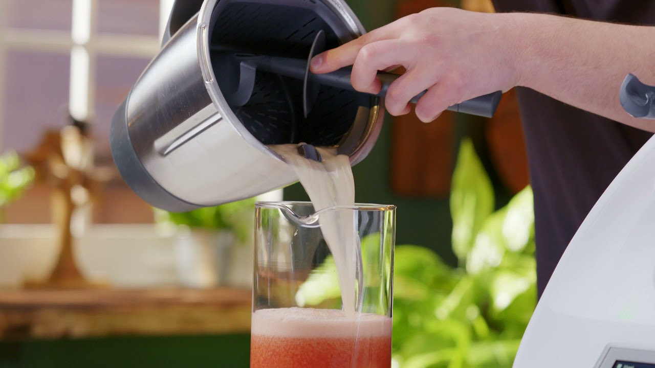 Thermomix ile 1 dakikada çilekli ballı limonata!