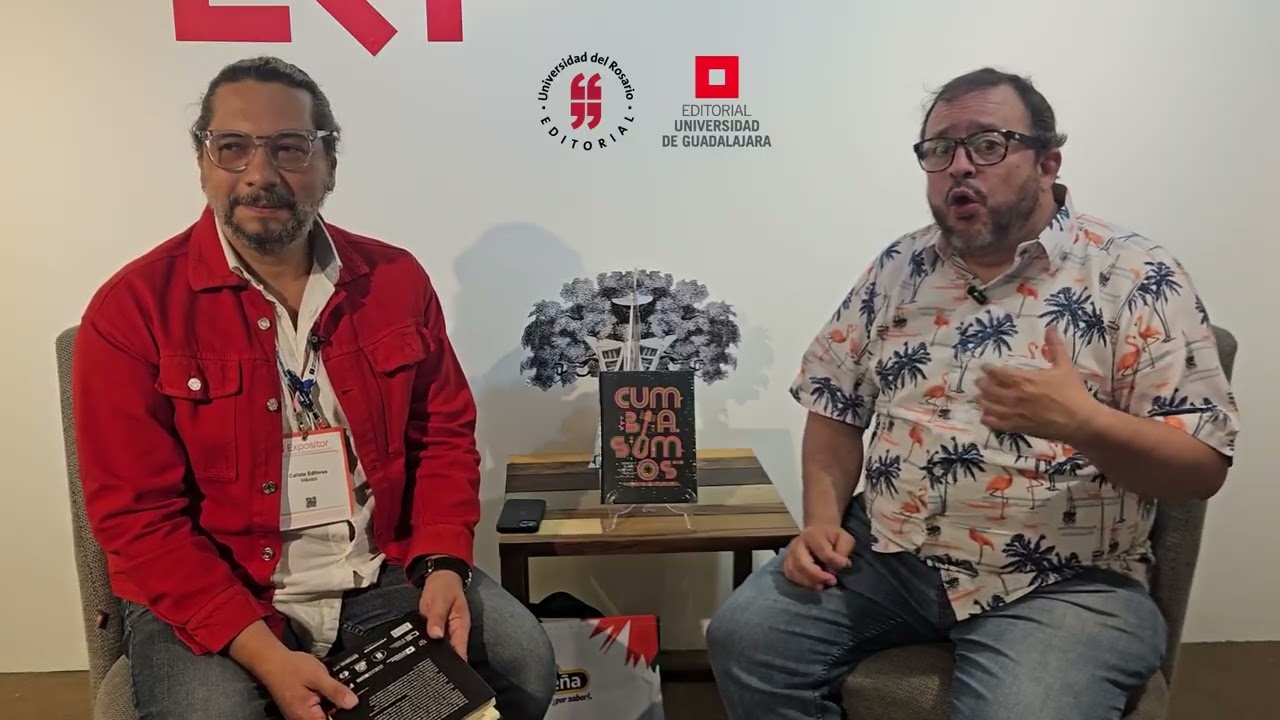 Yo soy la cumbia. El ritmo latinoamericano 🌎🎶 Jaime Monsalve y Luis Izquierdo en la FIL Guadalajara