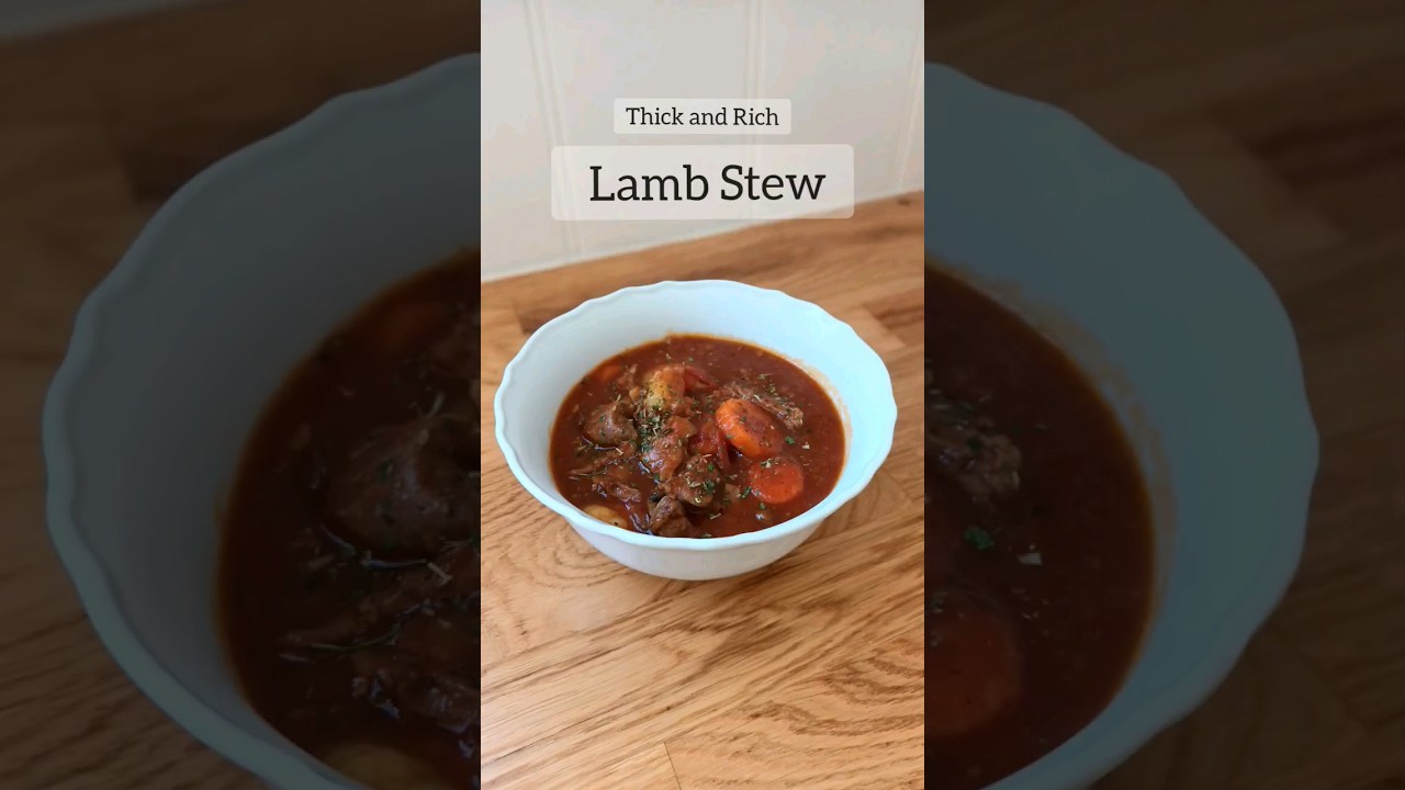Lamb Stew | Easy winter dinner #dinner #stew #yummy #food #shorts