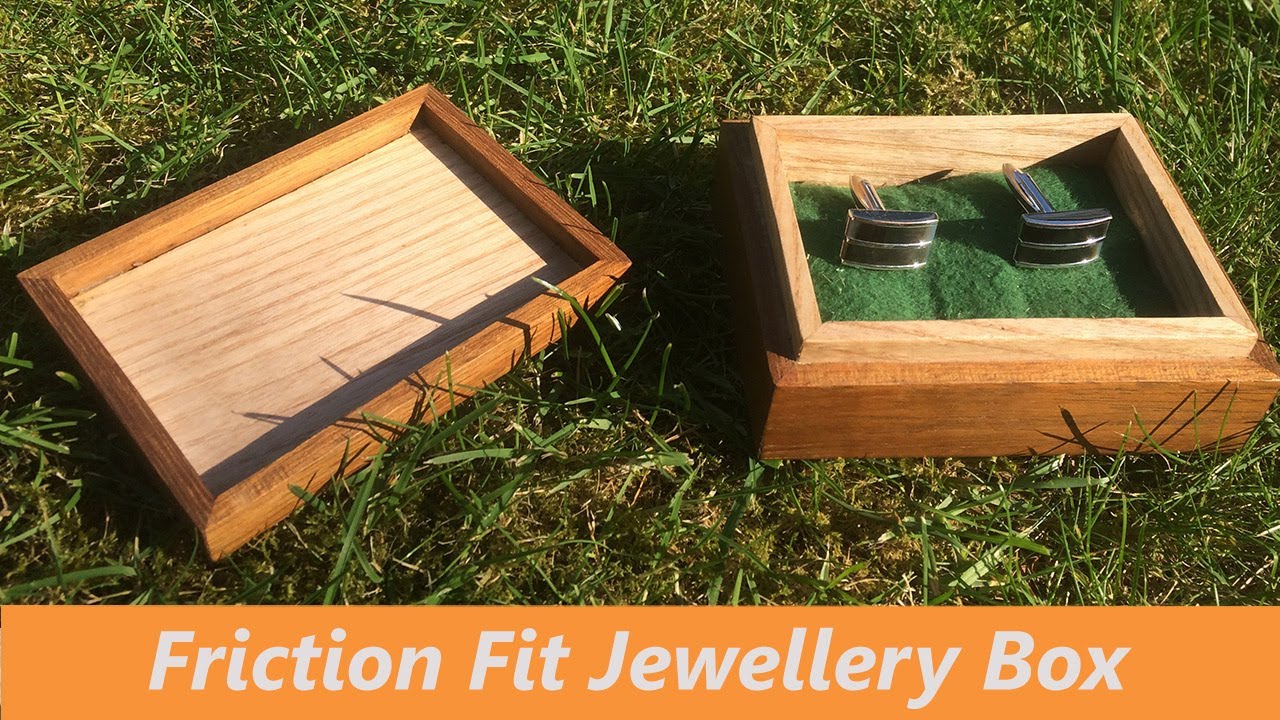 Friction Fit Wooden Jewellery Box