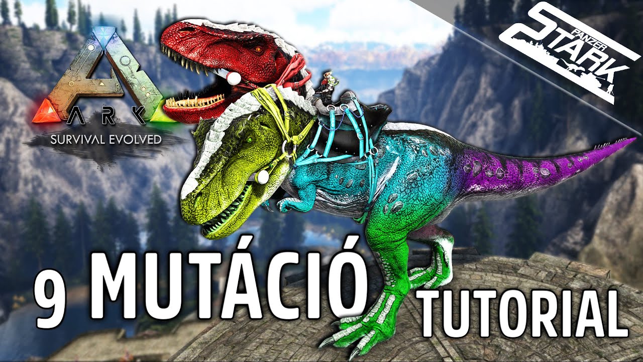 ARK Tutorial - 9.R&eacute;sz (Mut&aacute;ci&oacute; Bemutat&aacute;sa Boss-ra K&eacute;sz&uuml;lő Rexekkel🦖) - Stark