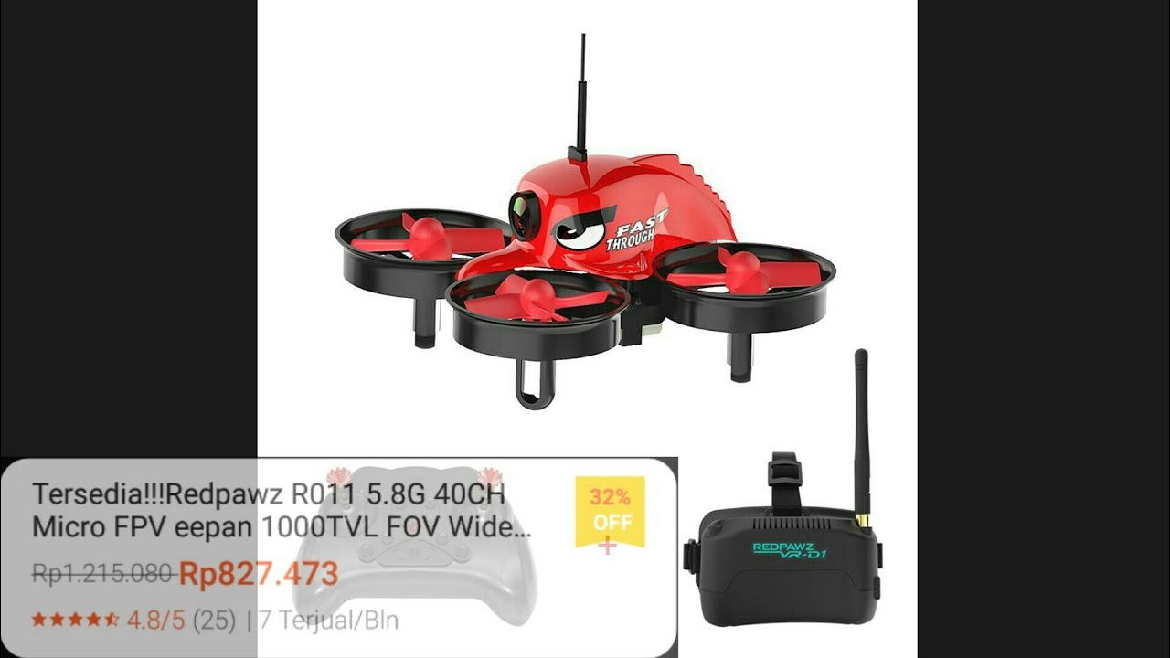 Drone Redpawz r011 # Murah, Gesit, Stabil, dan sangat Cocok Buat Pemula