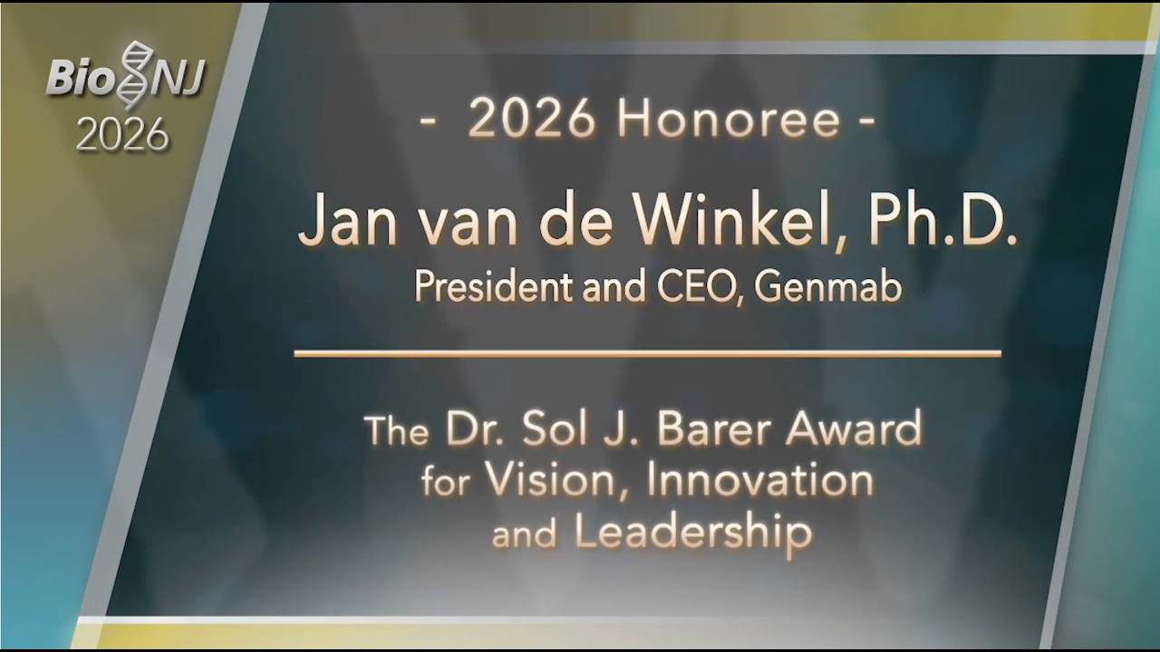 2026 Sol J. Barer Award Honoree Dr. Jan van de Winkel
