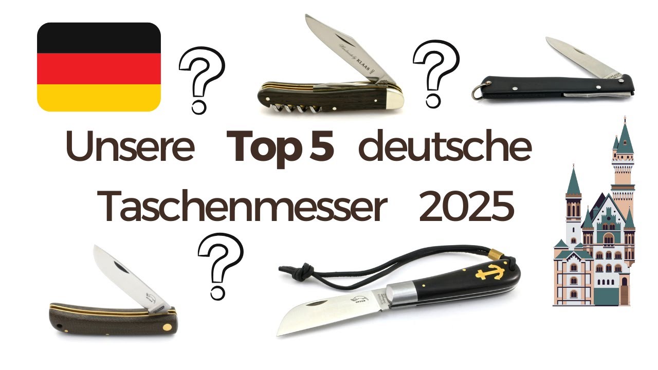 Unsere Top 5 deutsche Taschenmesser 2025