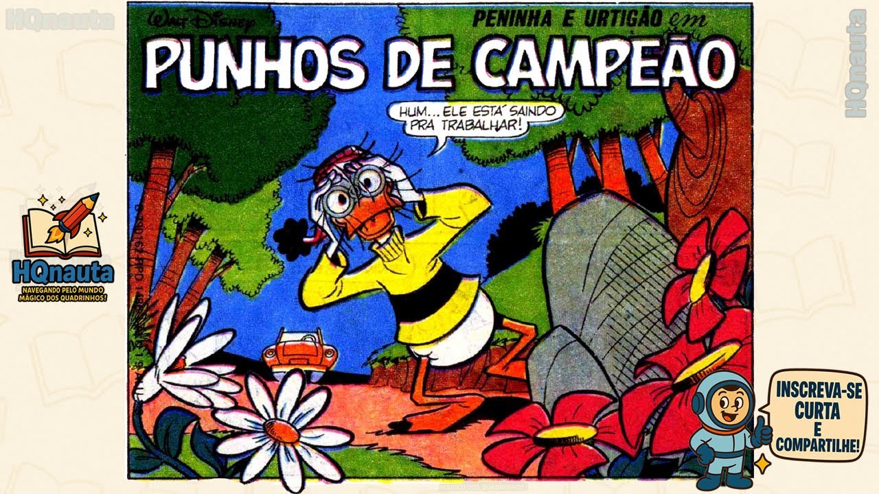 Peninha e Urtigão em “Punhos de Campeão” – HQ Narrada | Confusão no Ringue no HQnauta