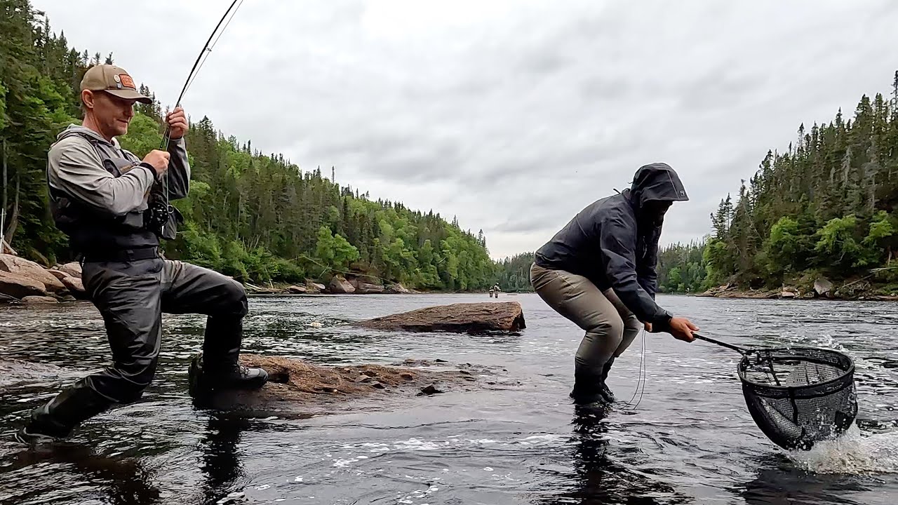 Fishing the rock  Humber River Big Falls  2025