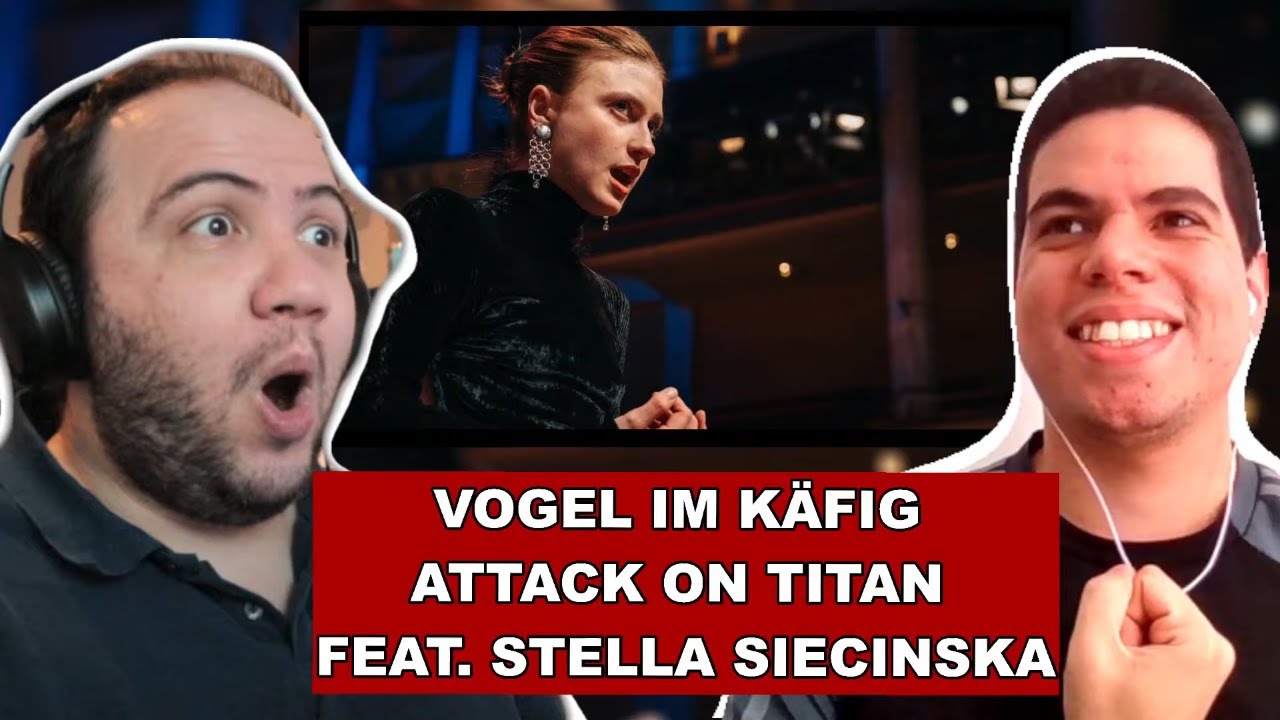 BIRD IN A CAGE - ATTACK ON TITAN REACTION (feat. Stella Siecinska) Grissini Project Orchestra