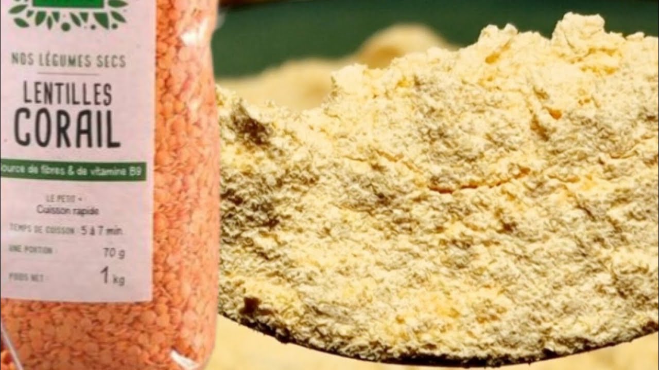FARINE SANS GLUTEN: Comment Je Réalise Ma Farine De Lentilles Corail