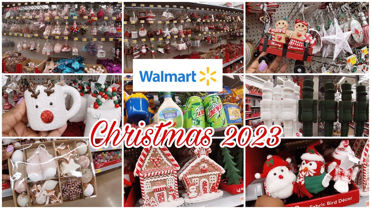 Walmart Christmas Decor 2023 Ornaments Signs Lights Trees & More