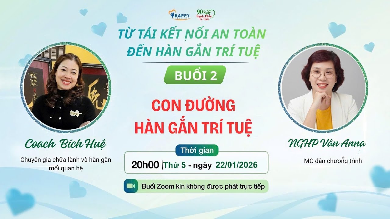 Buổi 2 HÀN GẮN HÔN NHÂN TRÍ TUỆ❤️