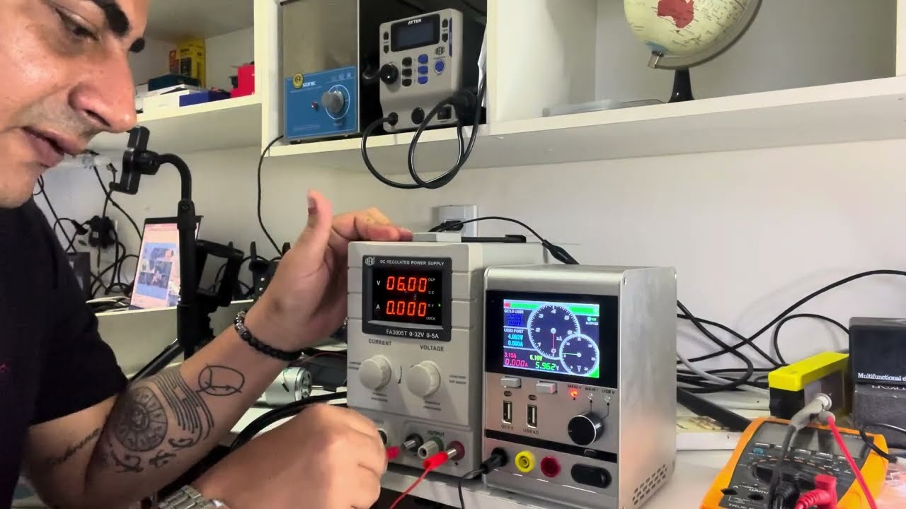 Como fazer Fonte Sim&eacute;trica Com Duas Fontes Comuns de Bancada!