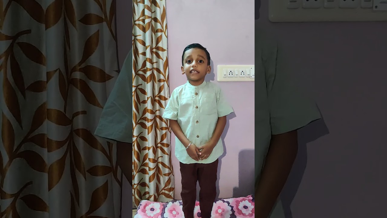 Children's Day Speech for KG students' - Aryan