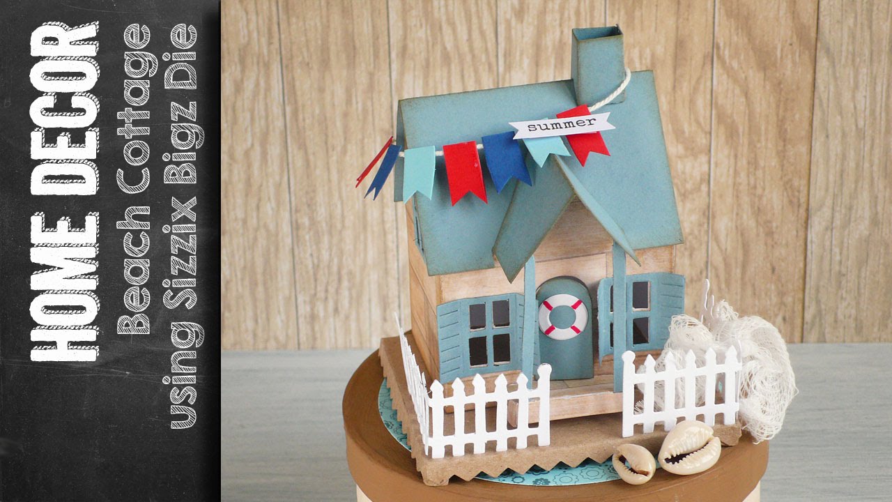 Beach Cottage using Village Dwelling by Tim Holtz