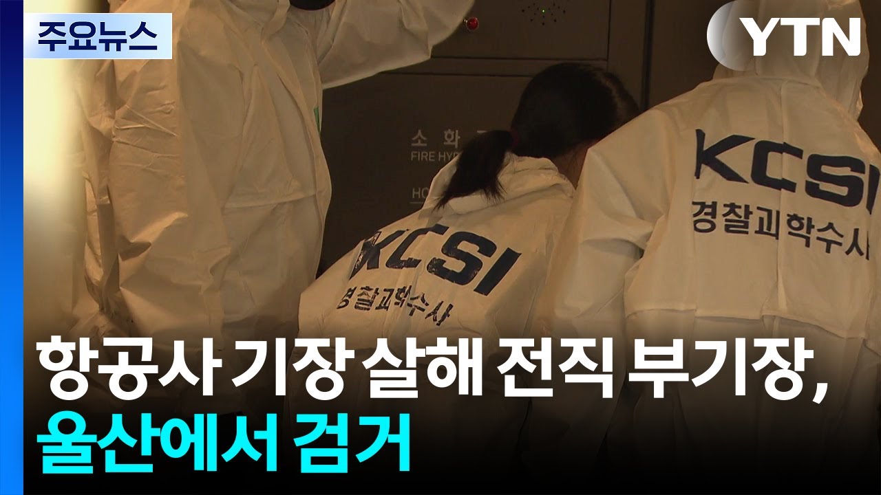 항공사 기장 살해 전직 부기장, 울산에서 검거 / YTN