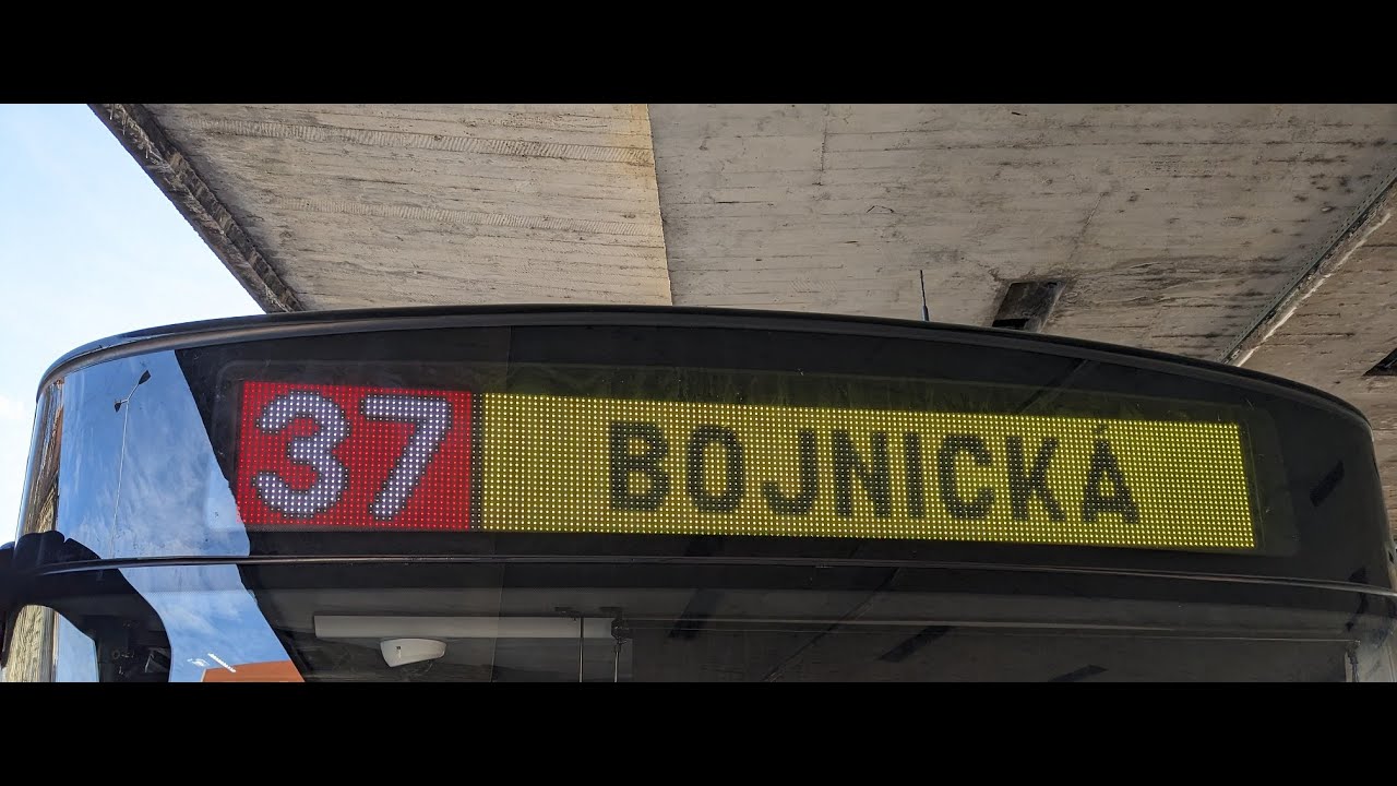 37 | Záh. Bystrica → Most SNP → Záh. Bystrica → Bojnická 10/24 (nový buspruh na Hodonínskej)