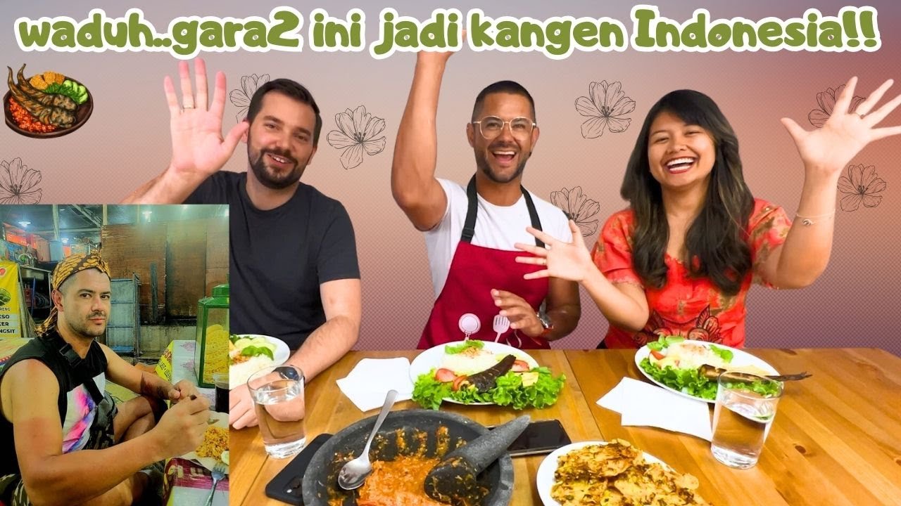 SEBULAN DI INDONESIA, TEMEN MEKSIKO JADI KECANDUAN SAMBAL! SAMPE MINTA DIAJARIN BIKIN SAMBAL!!