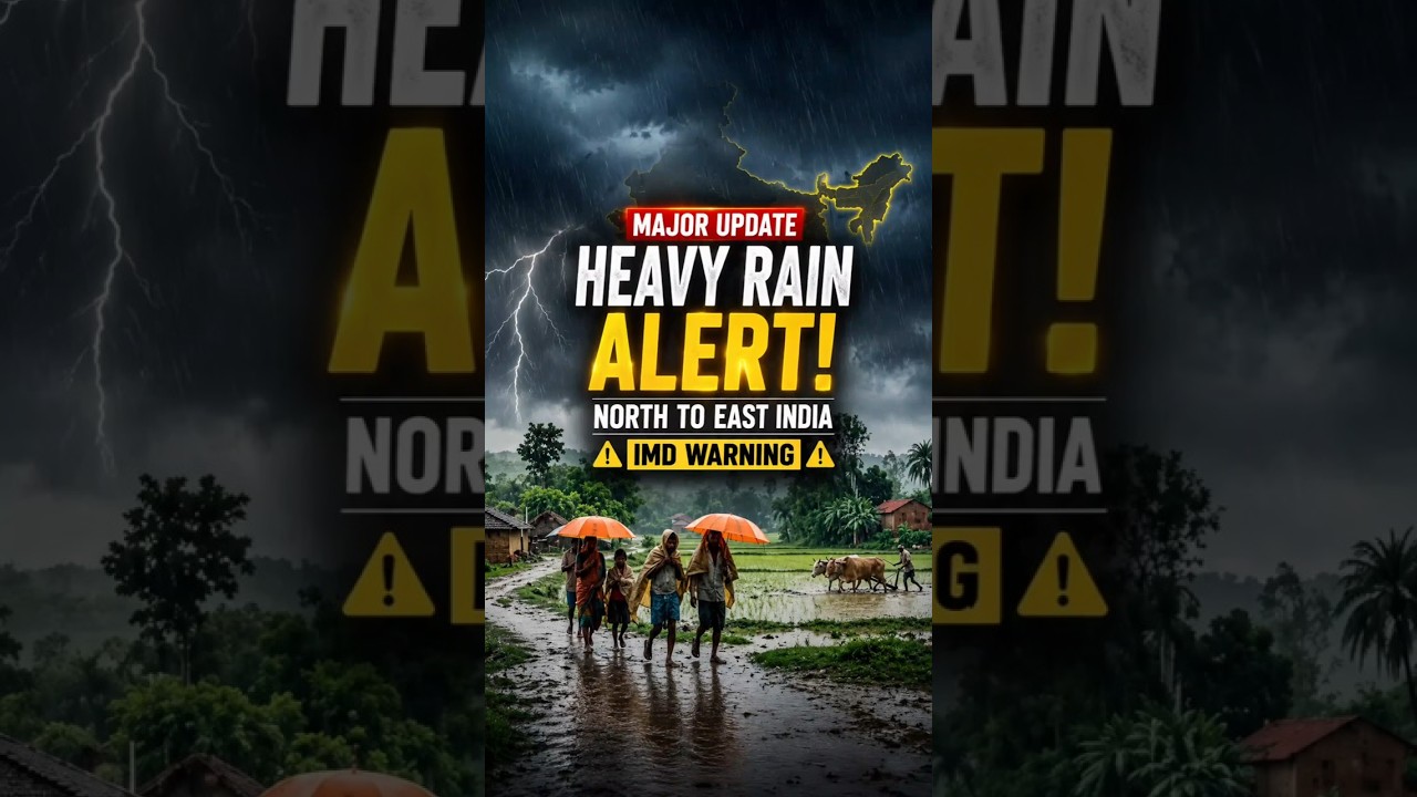 IMD Heavy Rain Alert! Delhi, Mumbai, Bihar & UP on High Alert | Monsoon Update