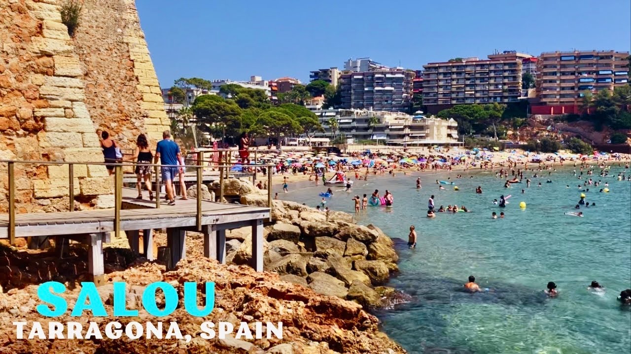 Salou Best Beaches & Coves 🏖️ Cam&iacute; de Ronda Salou, Tarragona Walking Tour 2023