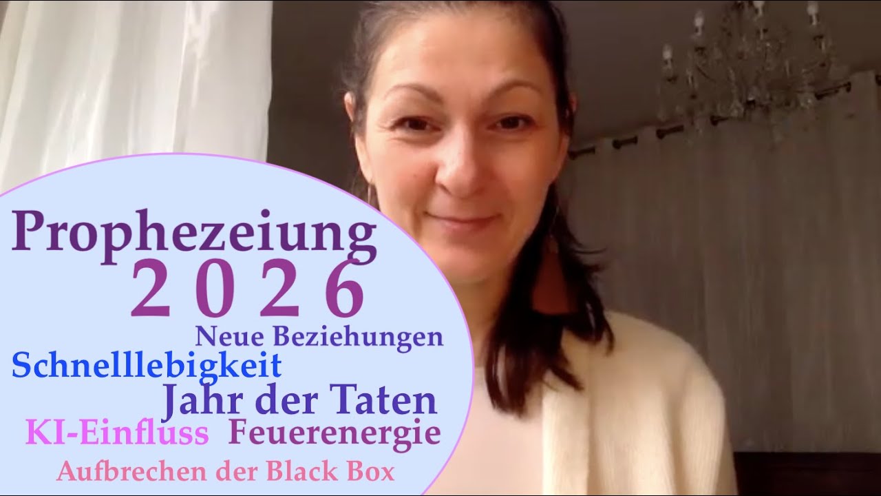 PROPHEZEIUNG 2026 * Feuerenergie * Jahr der Seelenkraft & der Tat * KI-Einfluss * Neue Beziehungen