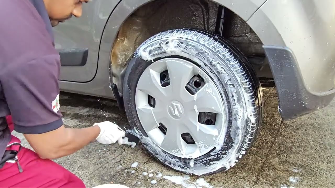Car Exterior Washing | Foam Wash | Maruti Wagon R