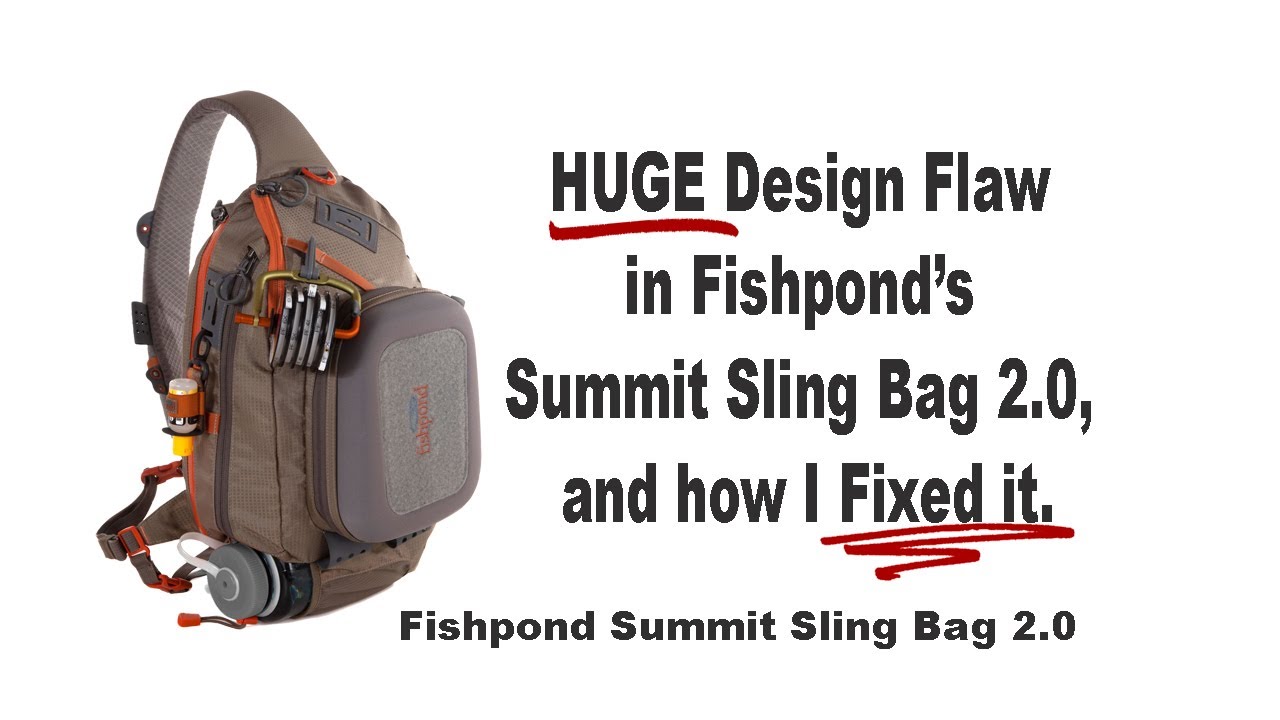 HUGE Flaw in the Fishpond Summit 2.0 Sling Bag & How I Fixed It.