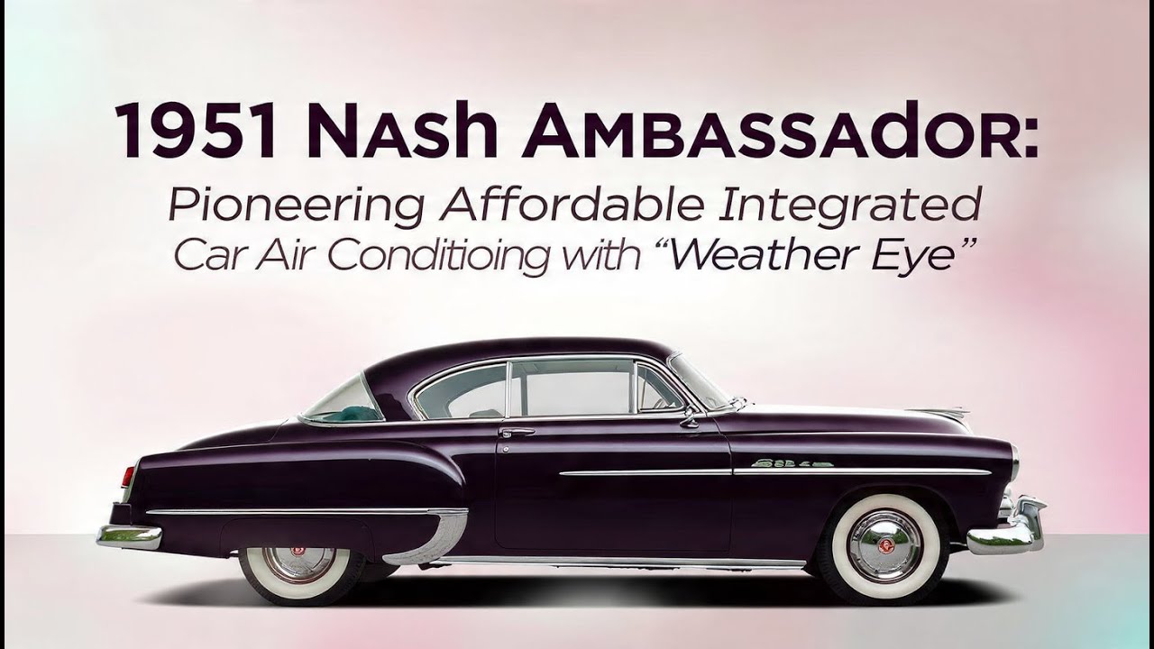 1951 | Nash Ambassador | The Car That Made Air-Conditioning Affordable