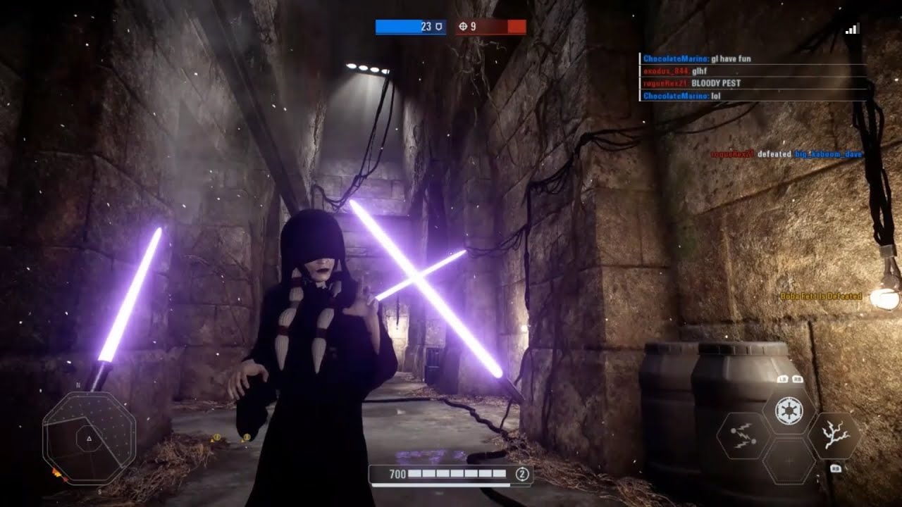 Star Wars Battlefront 2 (PC)- Darth Traya Gameplay with Red Lightning | 2 Games | Heroes vs Villains