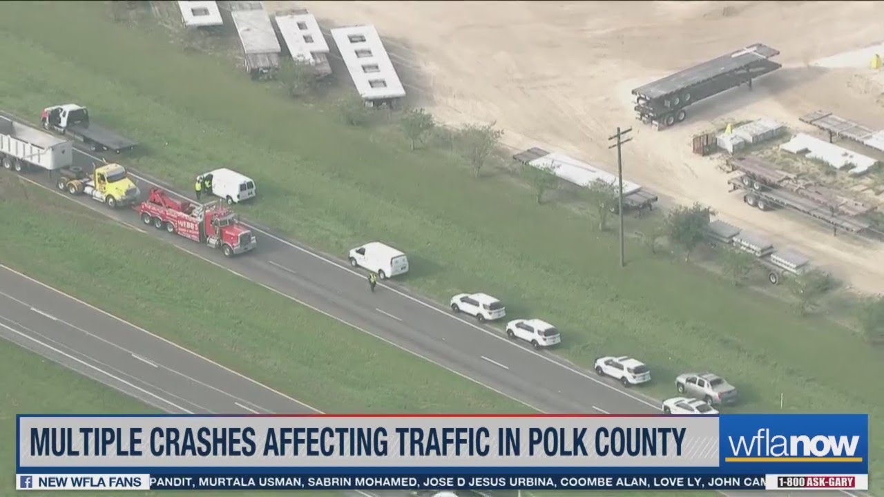 Deputies respond to multiple crashes just south of Bartow; 1 dead