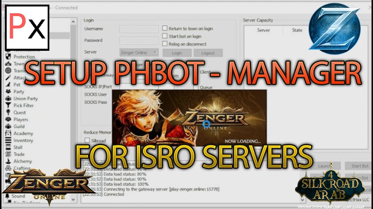 Guide Setup Phbot on Zenger online - شرح تثبيت البوت على زنجر اونلاين