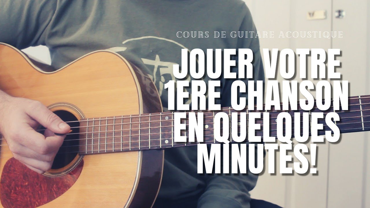 Jouer 2 ACCORDS, 1 RYTHMIQUE - Cours de guitare pour débutant
