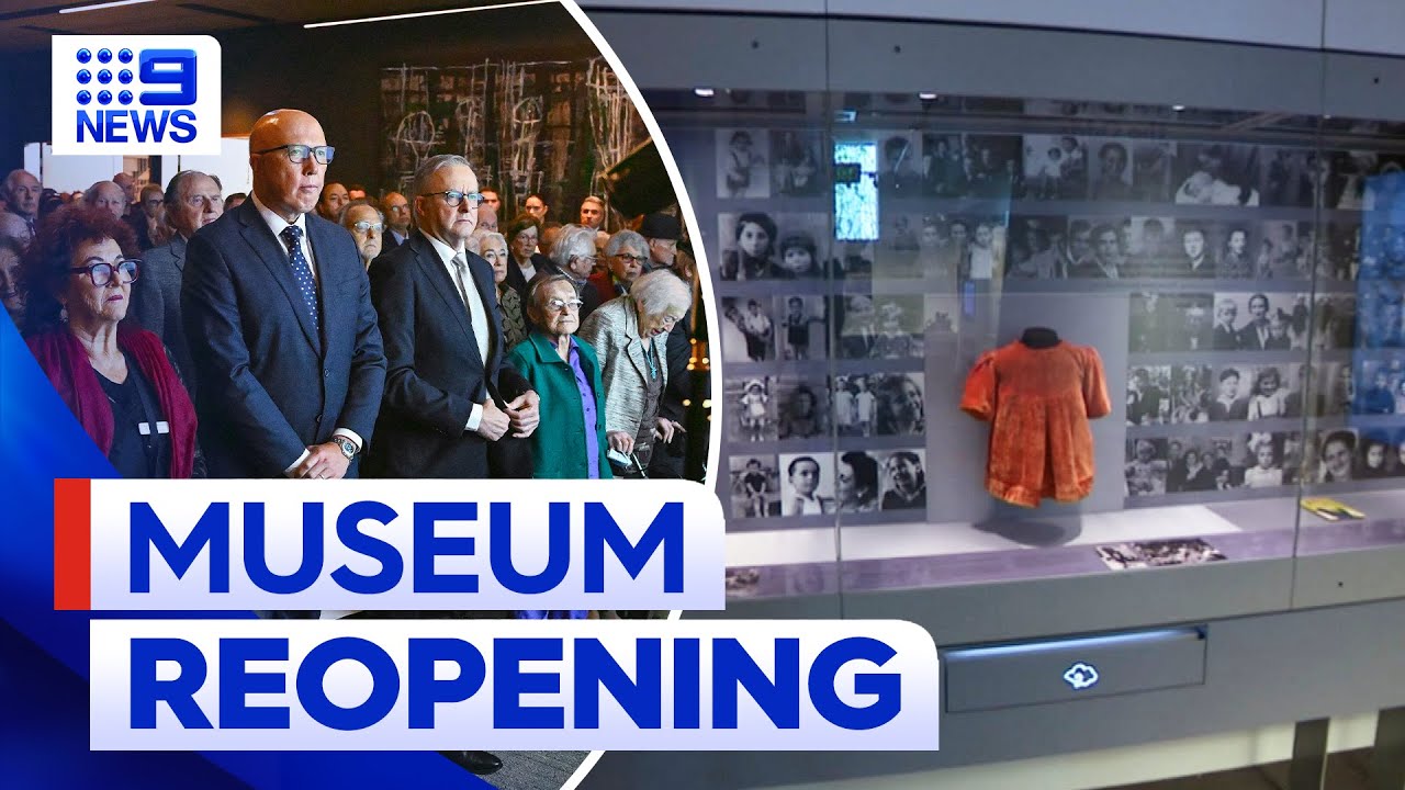 Melbourne Holocaust Memorial reopens | 9 News Australia