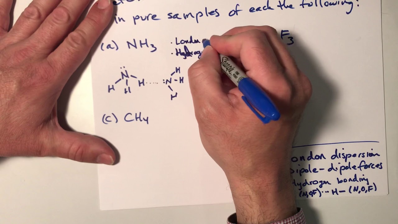 Self quiz: Intermolecular forces