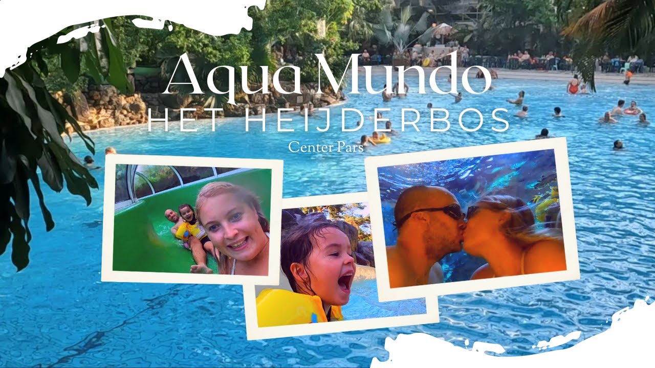 Swimming at / Zwemmen in Aqua Mundo - Het Heijderbos Center Parcs