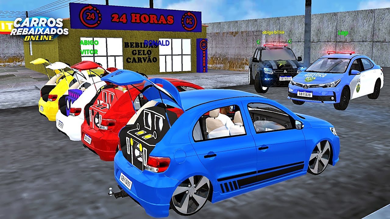 CARROS REBAIXADOS ONLINE | ROLE DOS ALUNOS DE GOL G5 REBAIXADO E CHEGOU VT !